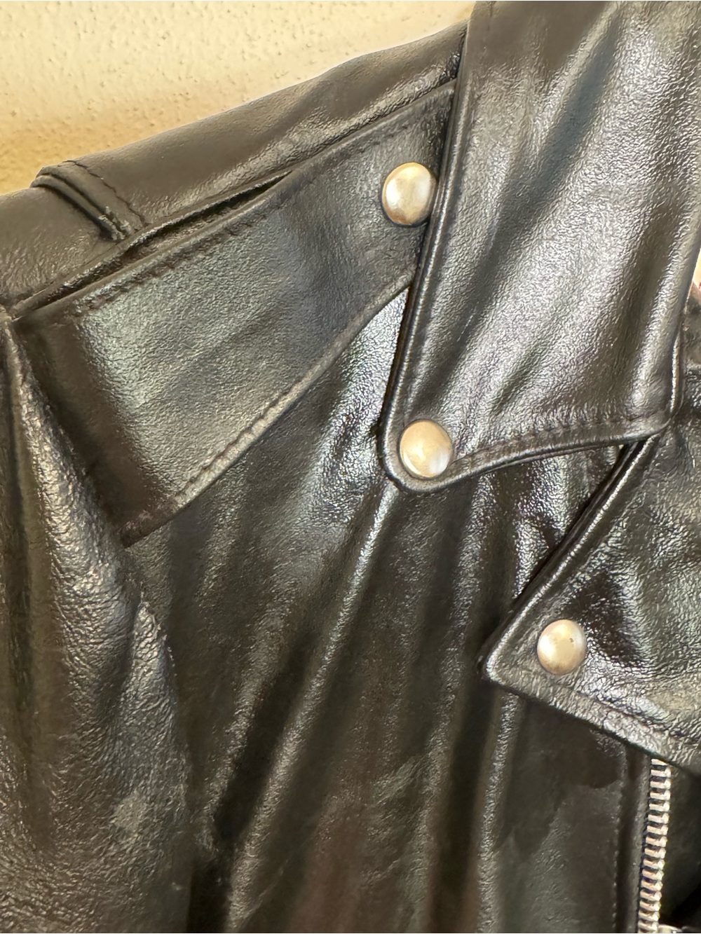 Vintage Excelled Leather Motorcycle Jacket - Picture 9 of 16